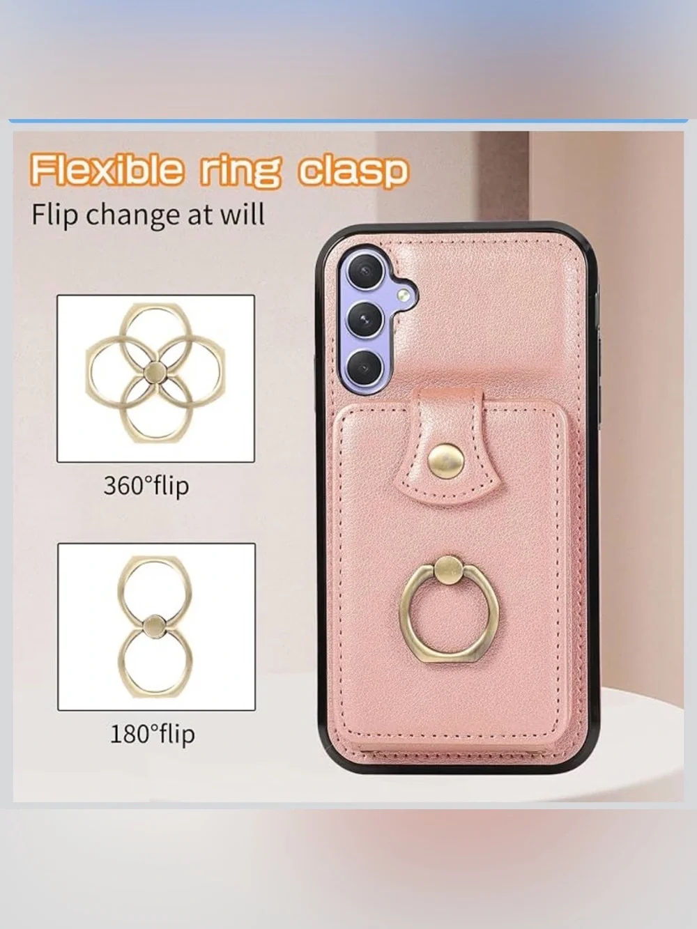 As U Wish Pink Crossbody Phone Wallet Case with Strap Samsung (S) 10